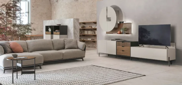 TV Stand TIME-UNIT-TI-101 by Tomasella