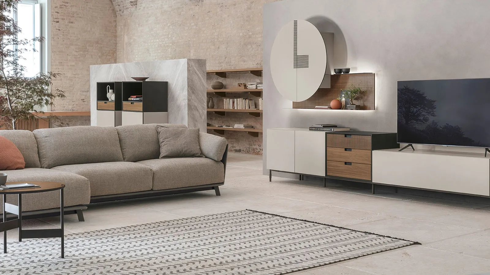 TV Stand TIME-UNIT-TI-101 by Tomasella