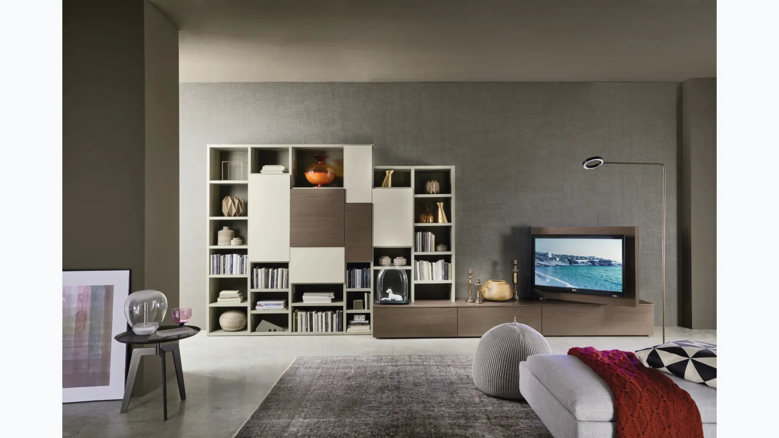 Vision Flash TV stand by Sangiacomo