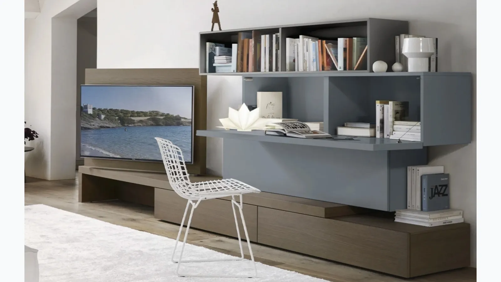 Mobile TV stand Vision Lampo by Sangiacomo