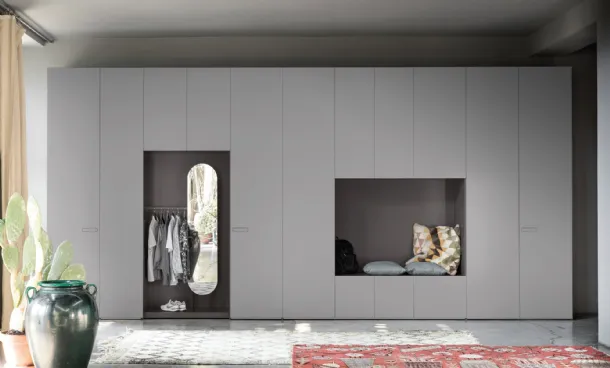 Alpha Wardrobe with Niche by Novamobili