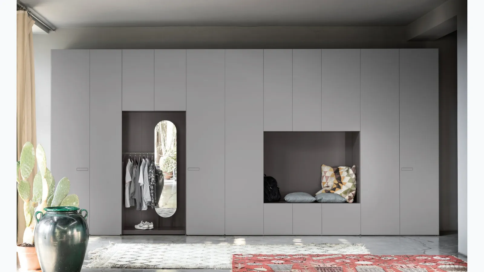 Alpha Wardrobe with Niche by Novamobili