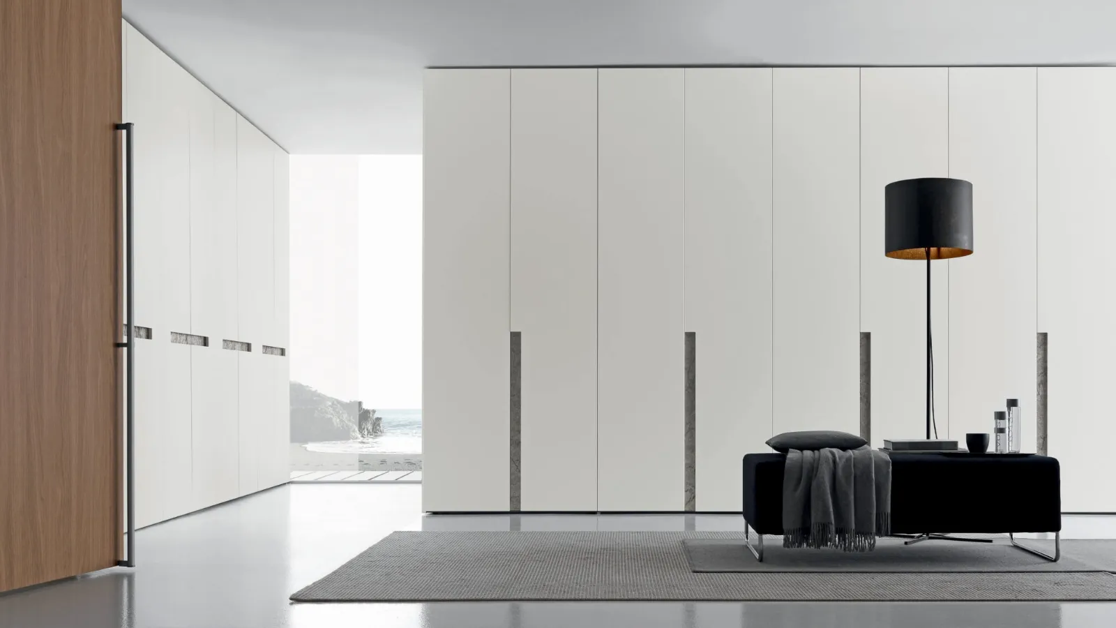 Alibi hinged door wardrobe by Presotto.