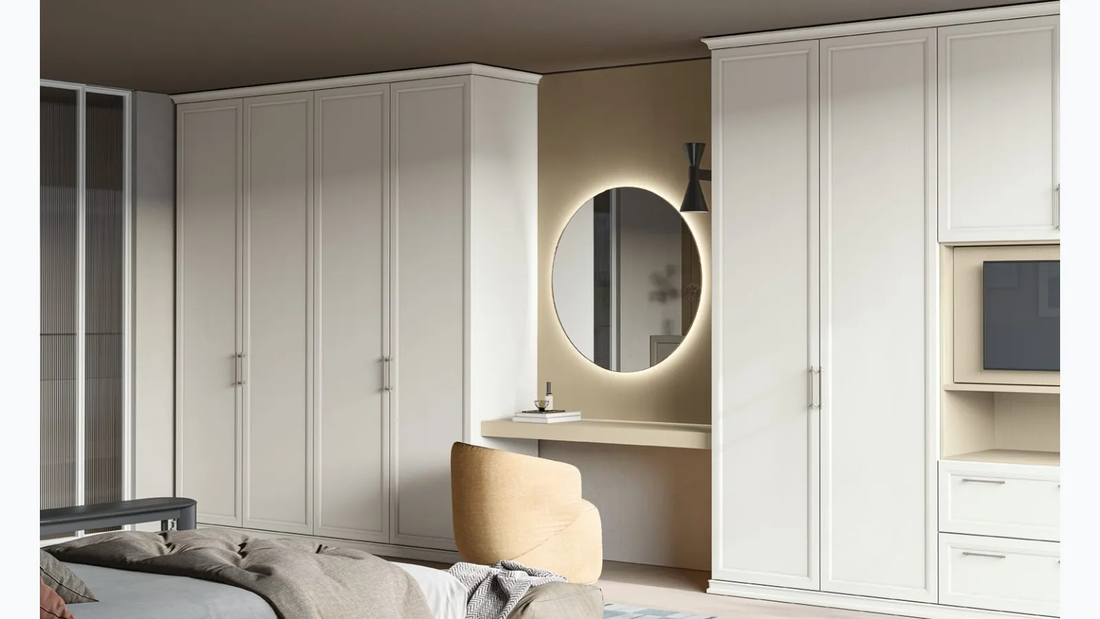 Arcadia AM001 wardrobe by Colombini Casa.