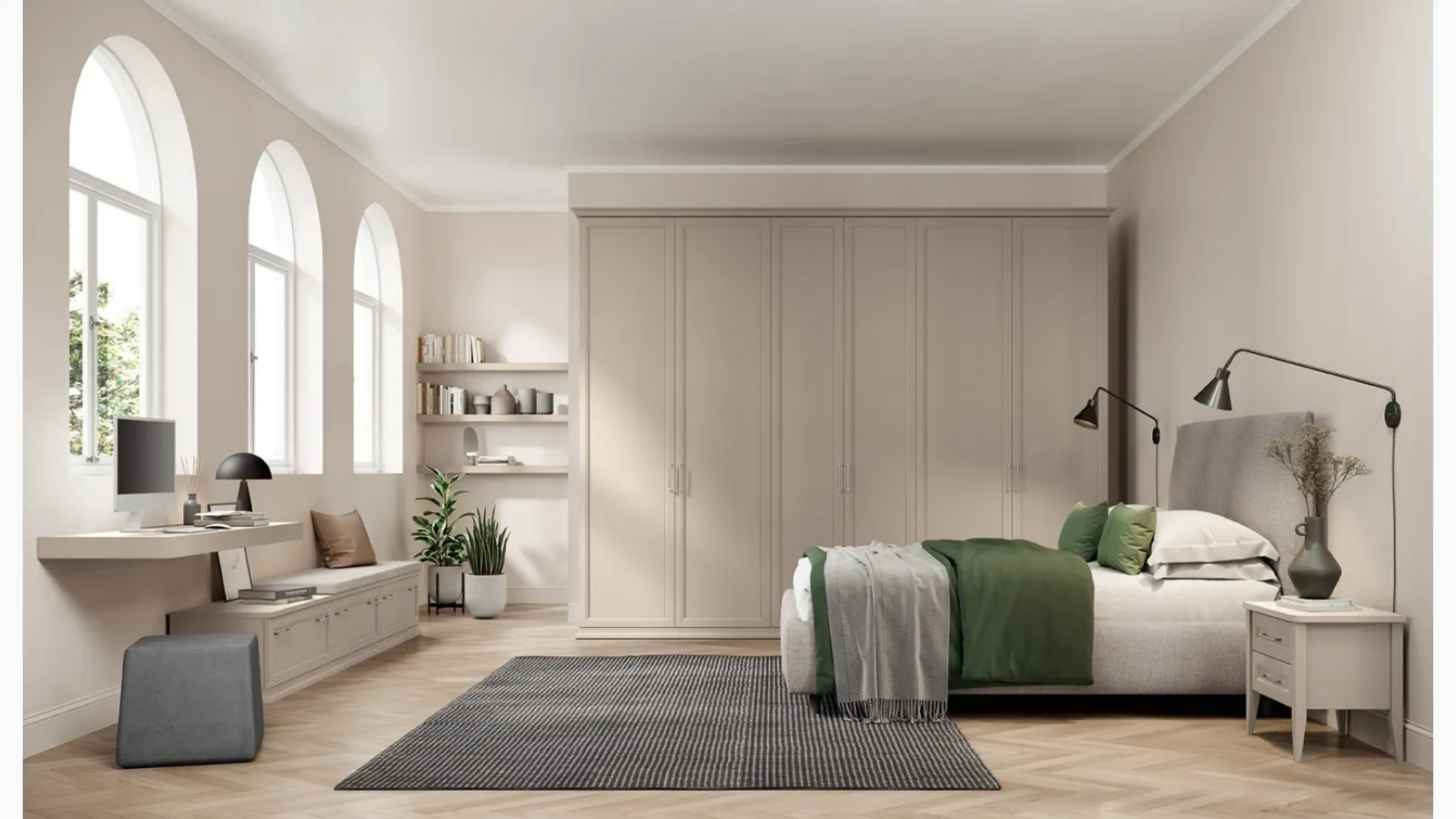 Arcadia wardrobe AM004 by Colombini Casa.
