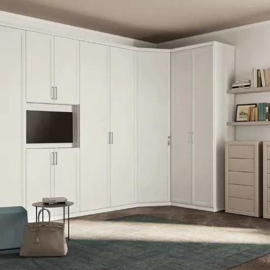 Arcadia AM006 corner wardrobe by Colombini Casa.