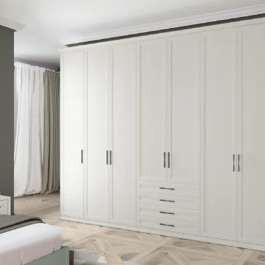 Wardrobe with swinging doors Arcadia AM010 by Colombini Casa