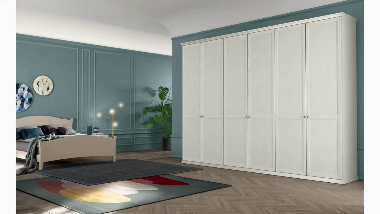 Arcadia AM018 wardrobe by Colombini Casa.