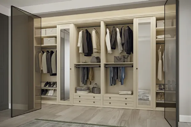 Arcadia AM014 walk-in closet by Colombini Casa.