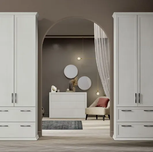 Wardrobe with swing doors Arcadia EM05 by Colombini Casa