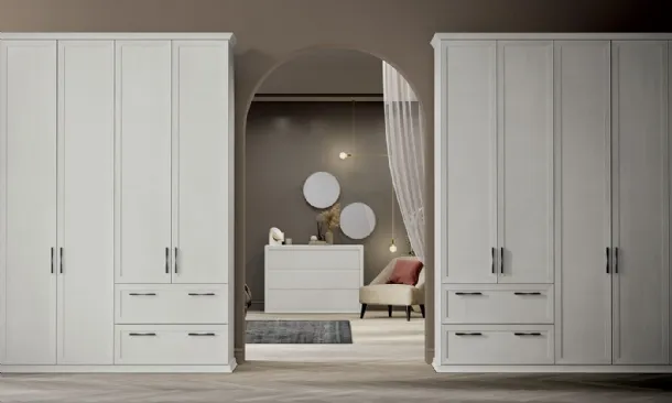 Wardrobe with swing doors Arcadia EM05 by Colombini Casa