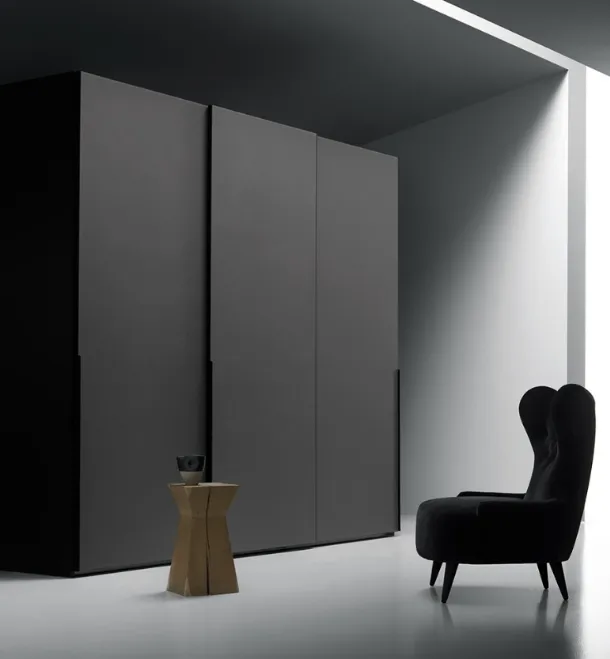 Wardrobe with sliding doors Aria Profile by Kristalia