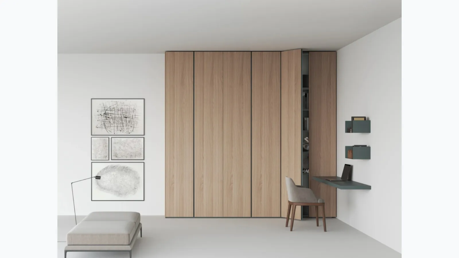 Freedhome Blind Corner Wardrobe by Caccaro.