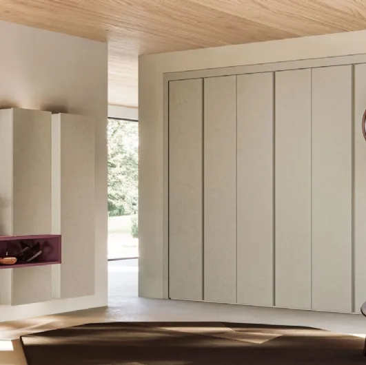 Wardrobe in niche with 