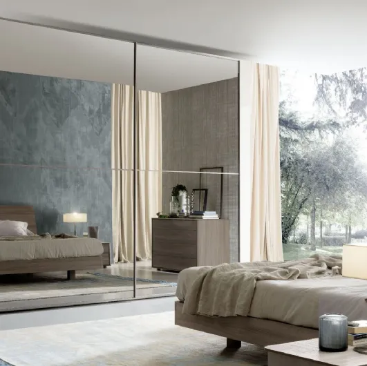 Wardrobe with sliding glass doors Visual Maxi by S75