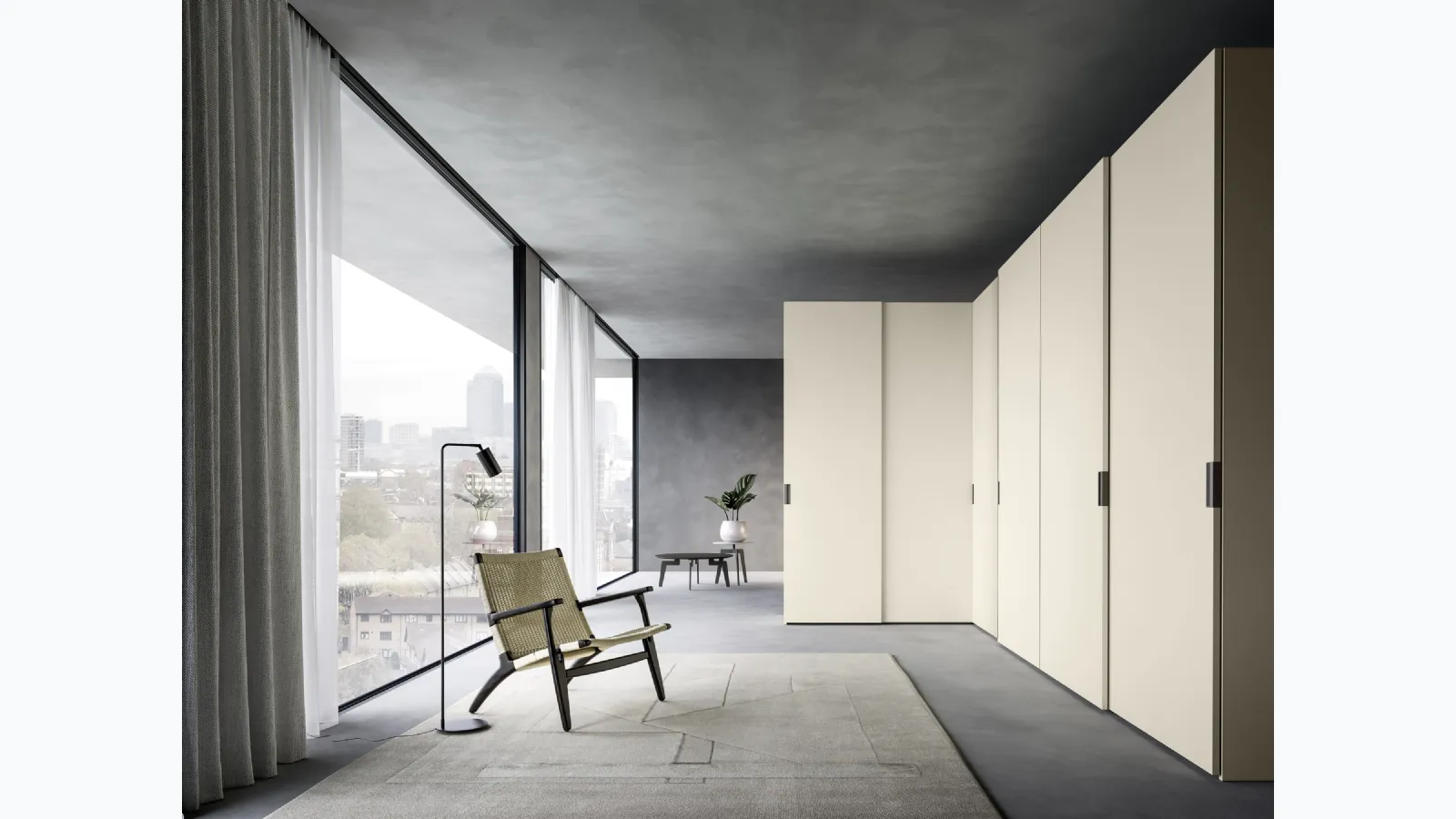 Corner wardrobe Breccia by Sangiacomo