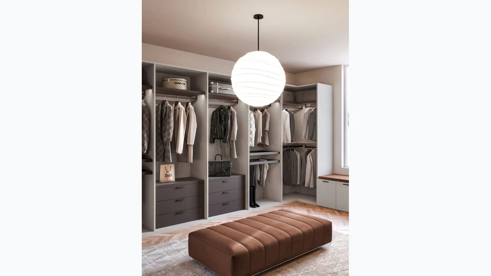 Open Walk-in Closet by Orme