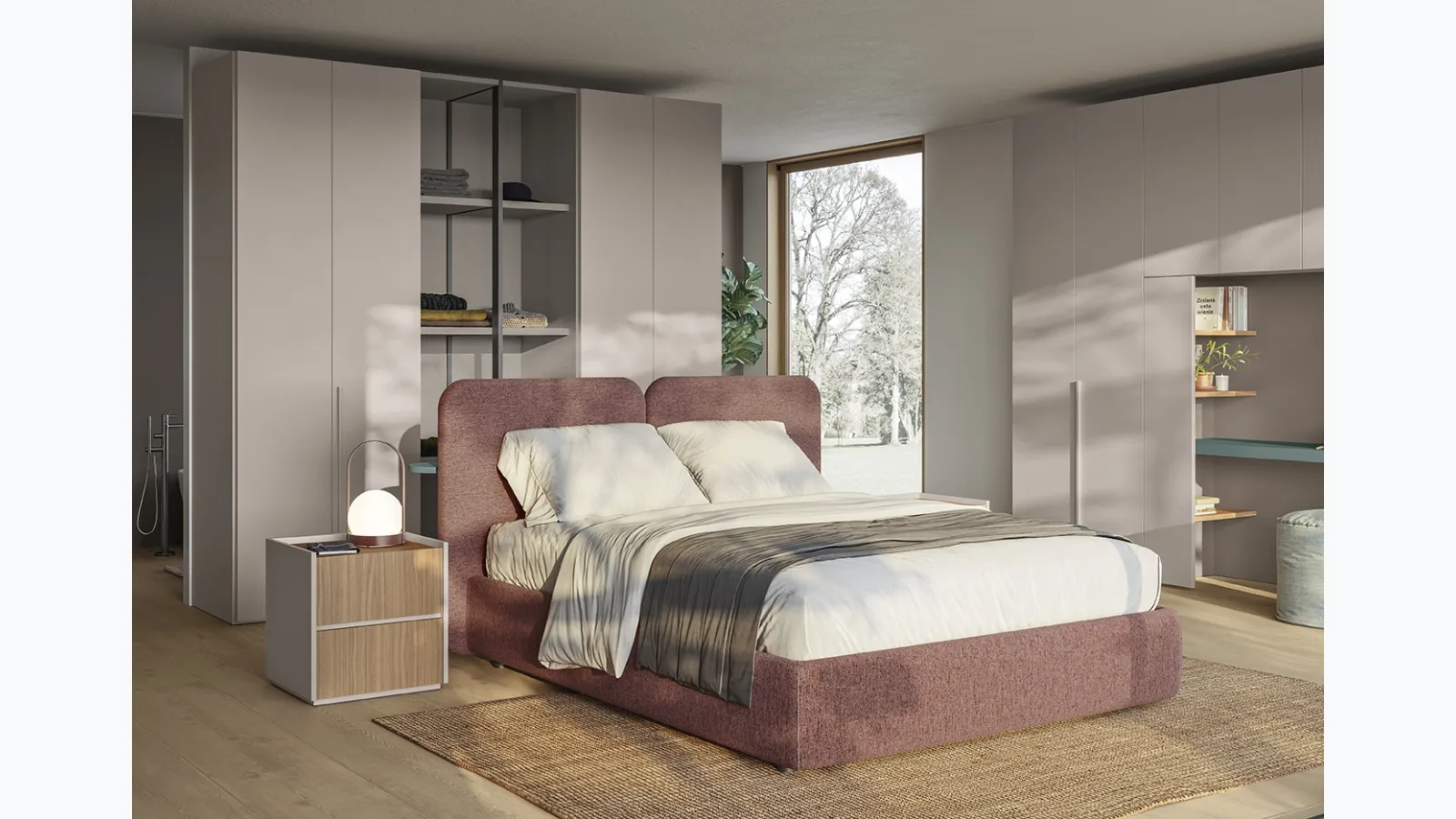 Concrete wardrobe N01 by Colombini Casa.