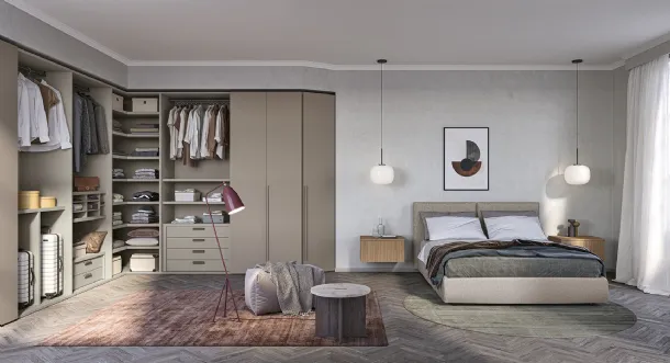 Concrete wardrobe N21 by Colombini Casa