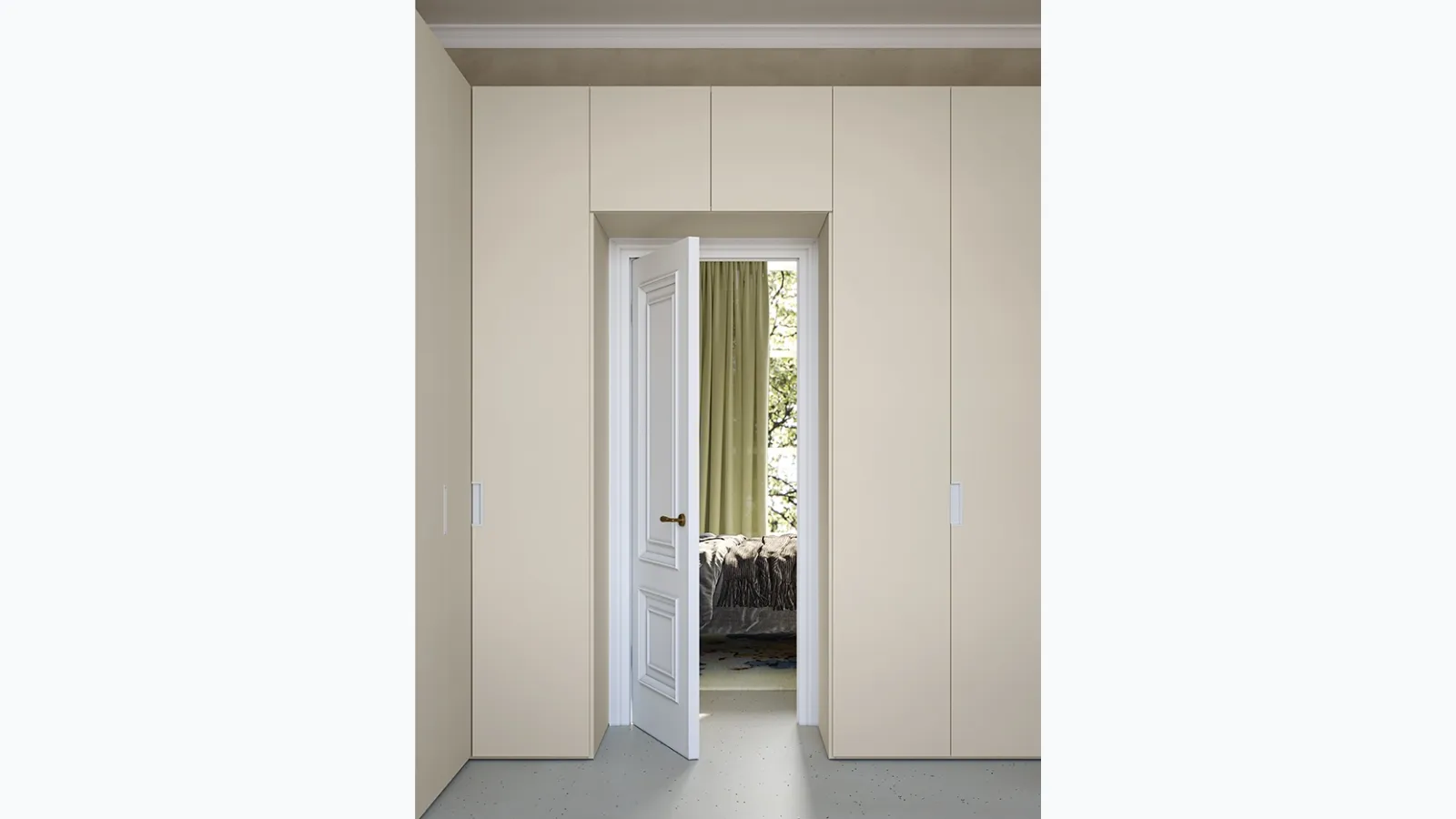 Concrete wardrobe N23 by Colombini Casa