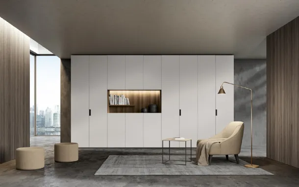 Concrete U11 wardrobe by Colombini Casa