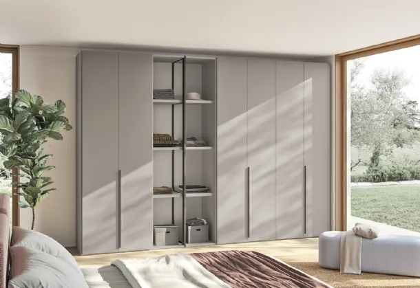 Concreta W01 wardrobe by Colombini Casa.
