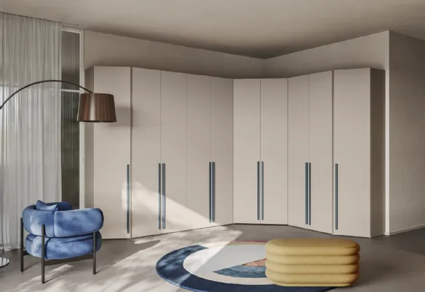 Concrete W02 wardrobe by Colombini Casa