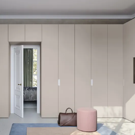 Concrete-W04 wardrobe by Colombini Casa