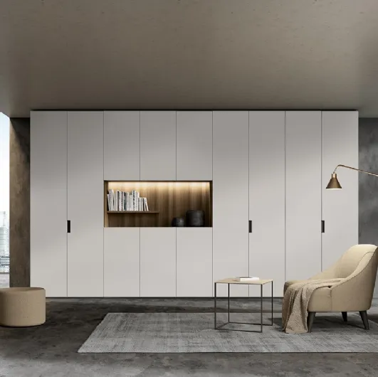Concrete W05 wardrobe by Colombini Casa.