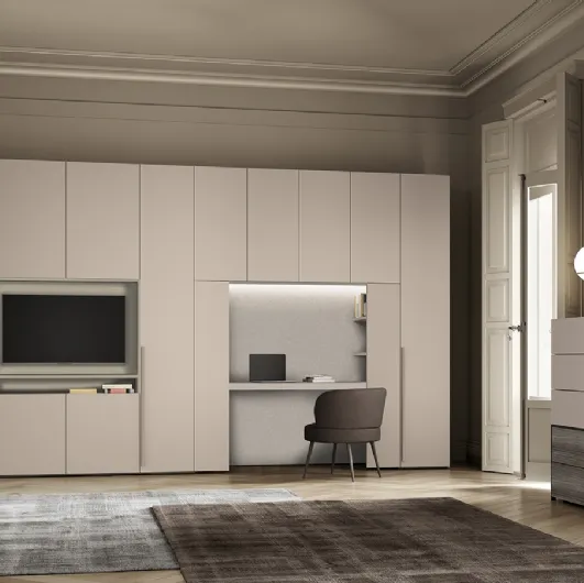 Concrete W07 wardrobe by Colombini Casa