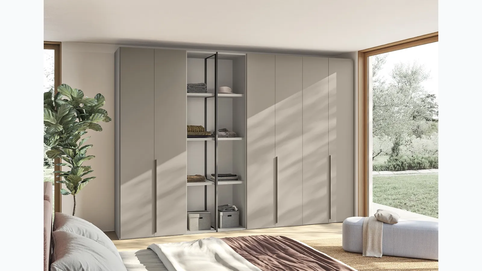 Concreta W110 Wardrobe by Colombini Casa