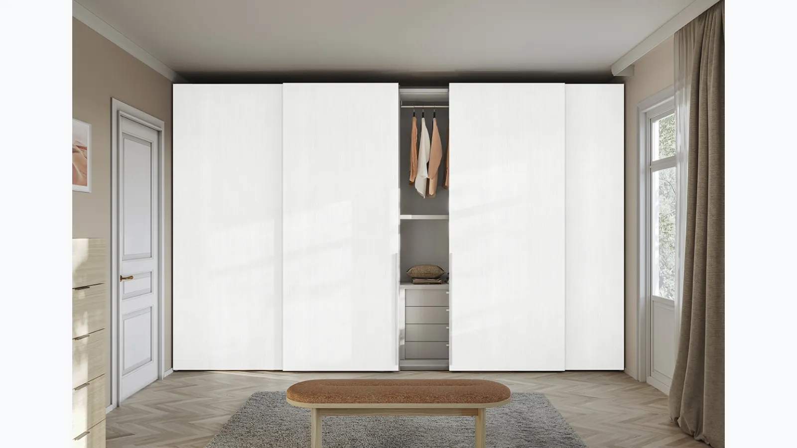 Concreta W120 Wardrobe by Colombini Casa
