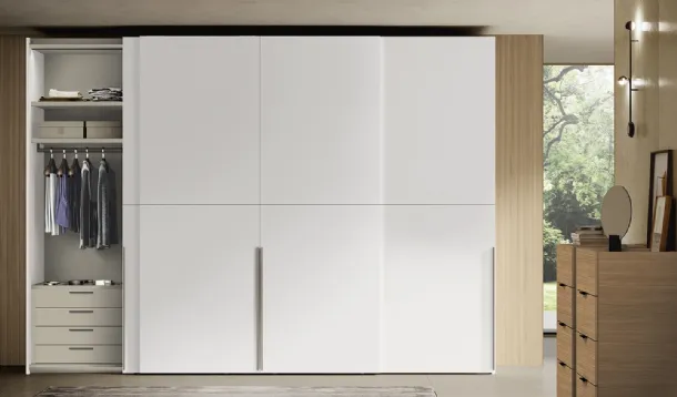Concrete W18 Sliding Wardrobe by Colombini Casa