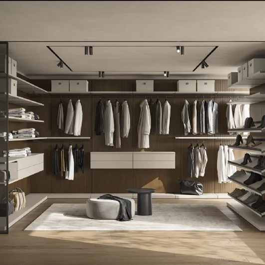Connex W101 Walk-in Closet by Colombini Casa