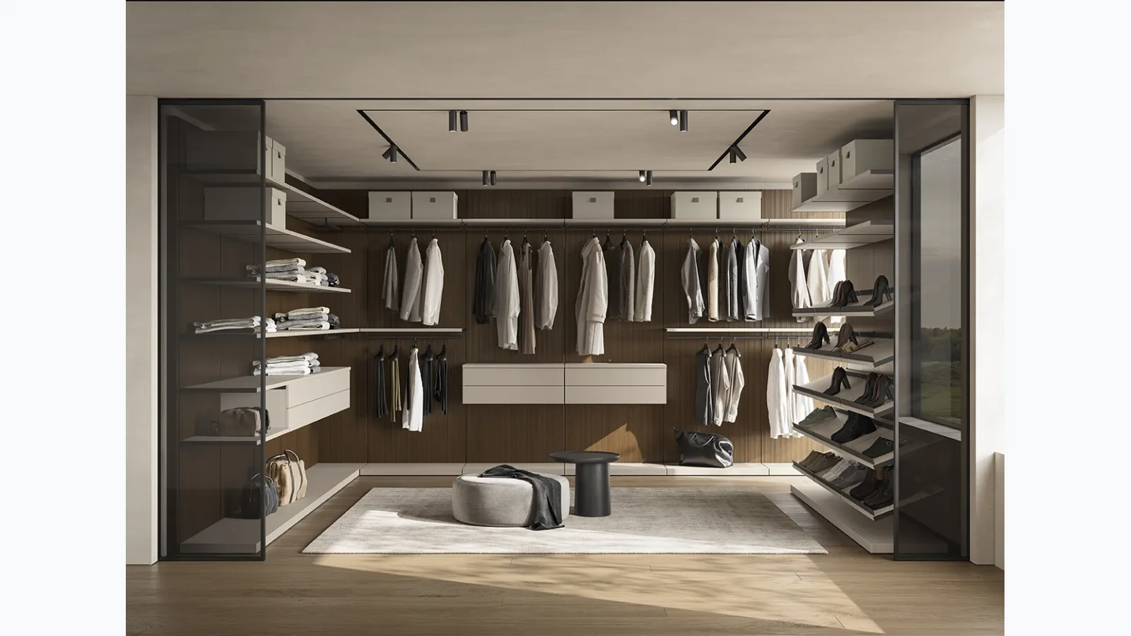 Connex W101 Walk-in Closet by Colombini Casa