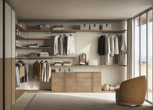 Connex W102 Walk-in Closet by Colombini Casa