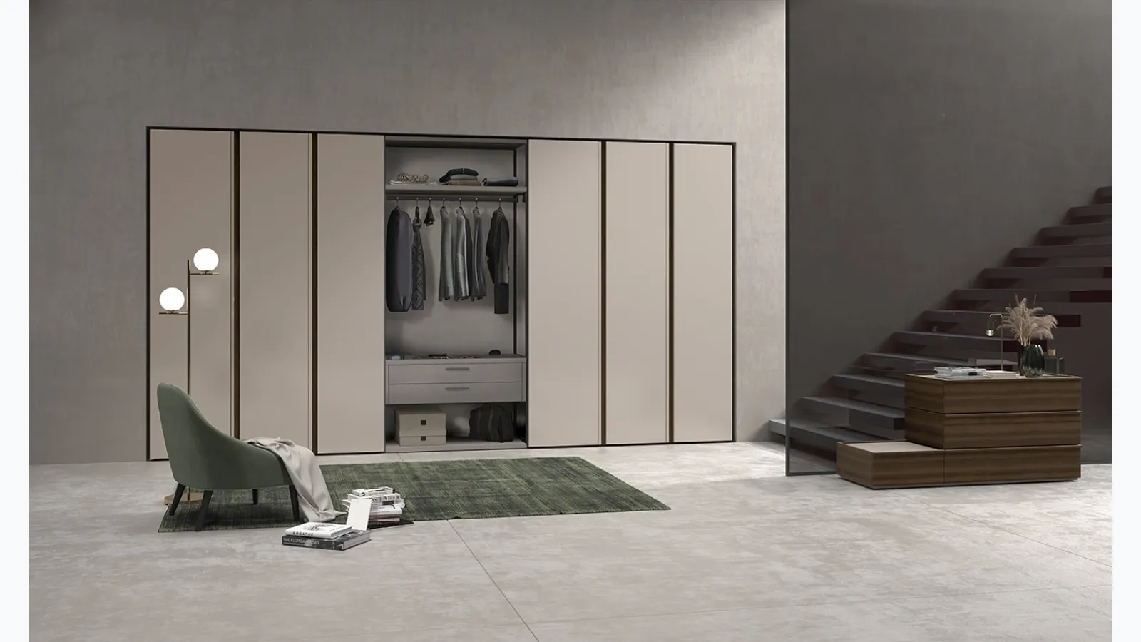 Cutting Plus U14 Wardrobe by Colombini Casa