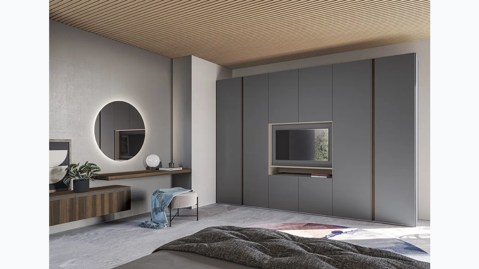 Cutting Plus W11 wardrobe by Colombini Casa.