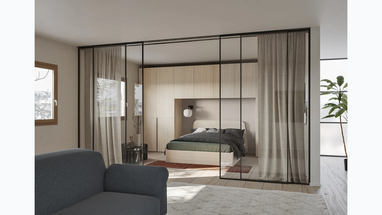 Cutting W30 wardrobe by Colombini Casa.