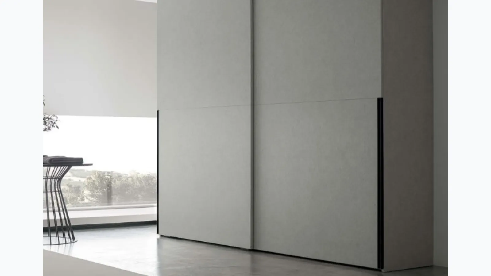 Wardrobe with sliding door Doris by Tomasella