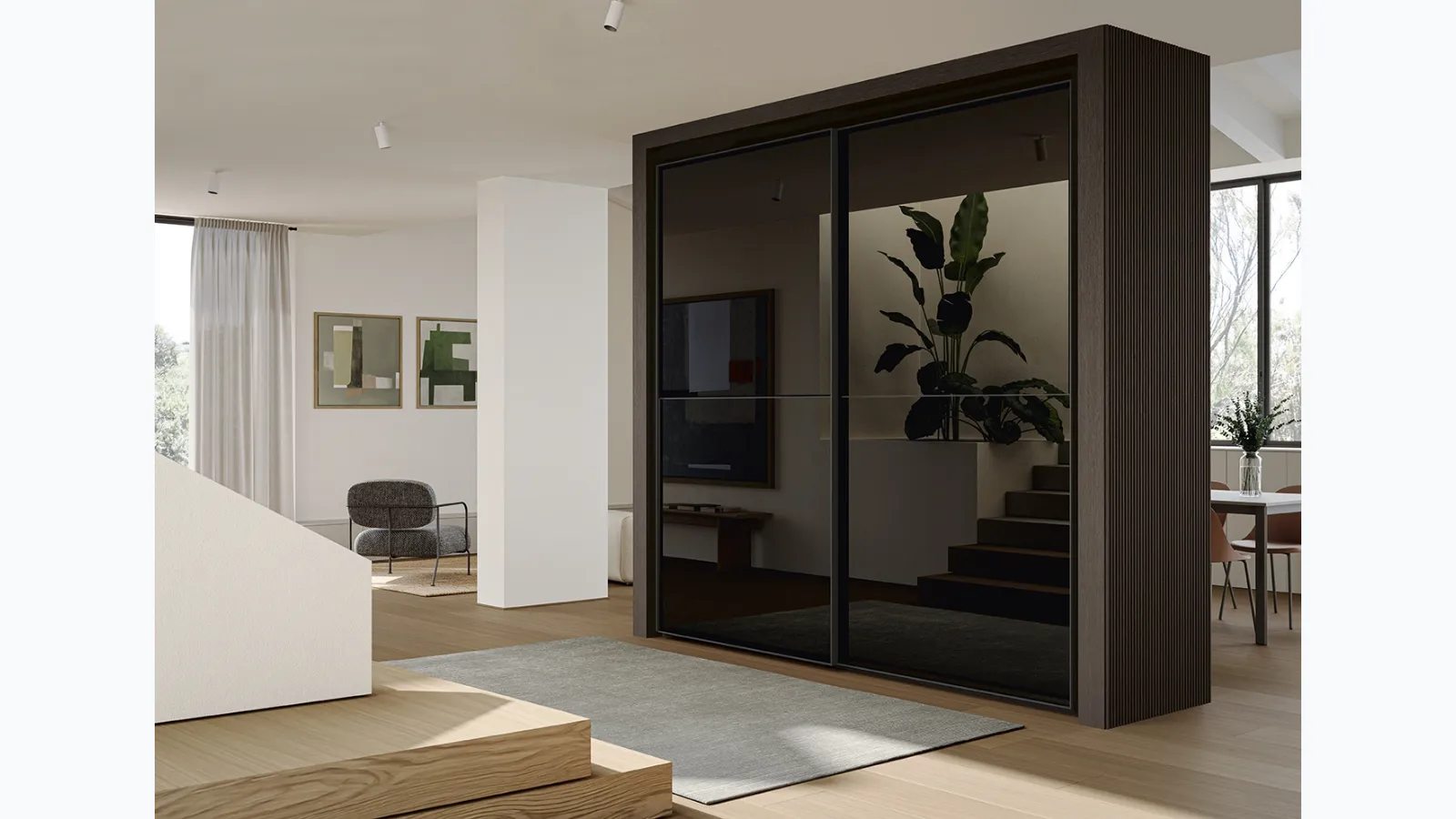 Duo U109 Wardrobe by Colombini Casa