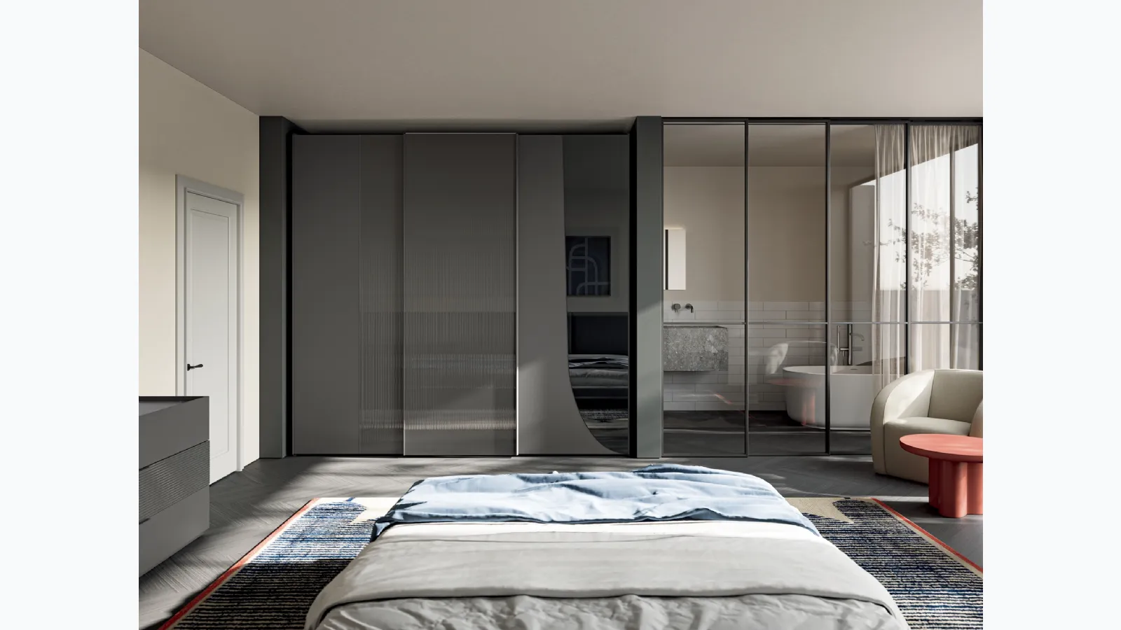 Eclectic wardrobe EN001 by Colombini Casa.