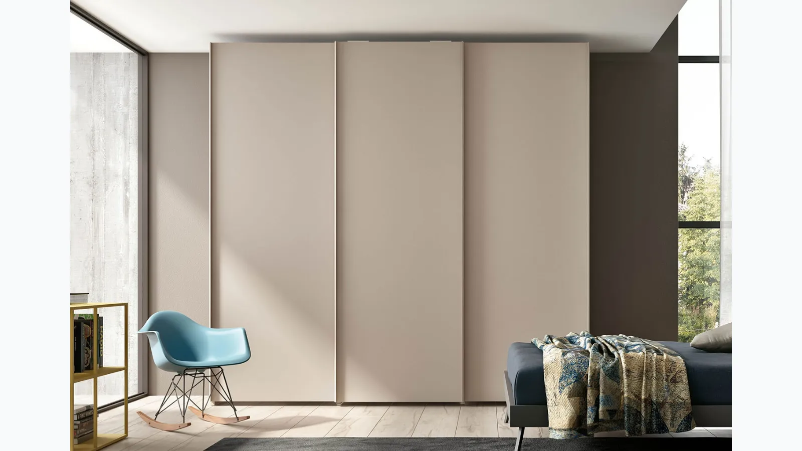 Wardrobe with sliding doors Febe by Clever.