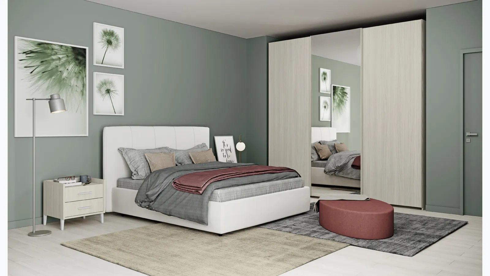 Free Volo A002 Wardrobe by Colombini Casa