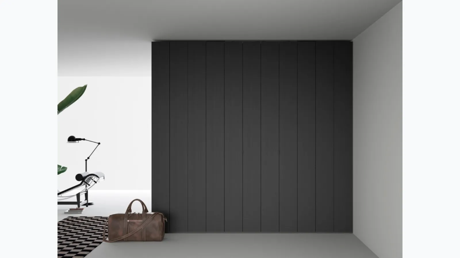 Double-sided Freedhome wardrobe for the entrance by Caccaro.