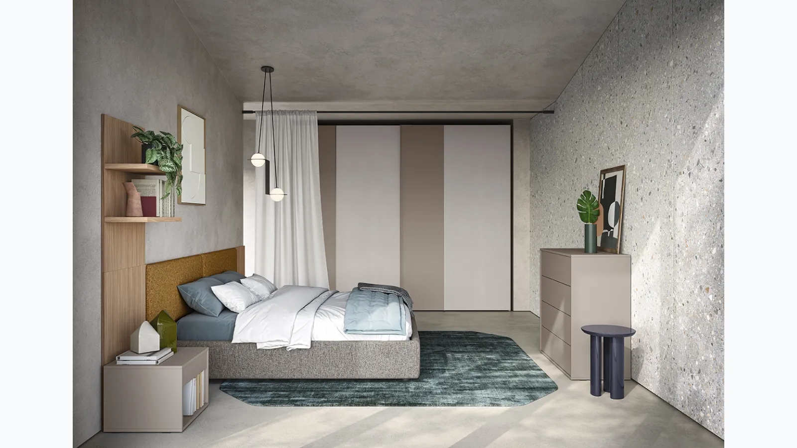 Freedom N09 wardrobe by Colombini Casa