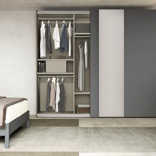 Freedom N17 wardrobe by Colombini Casa.