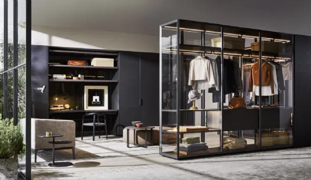Walk-in closet Gliss Master Dressing by Molteni & C