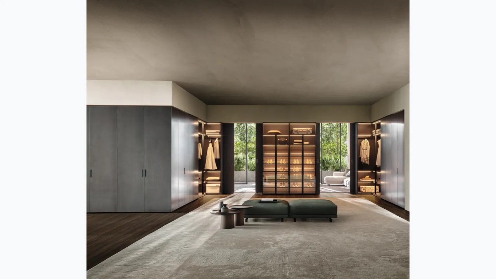 Gliss Master Wardrobe - Hollow Door by Molteni & C