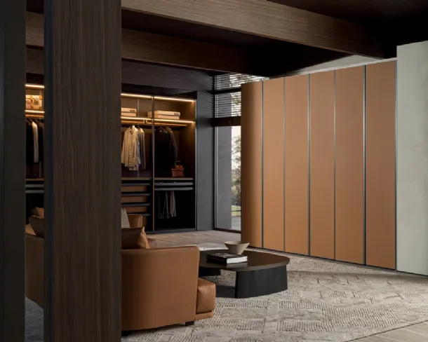 Wardrobe with hinged doors Gliss Master - Smooth Door by Molteni & C